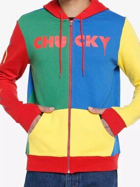 Chucky Color-Block Hoodie - Small